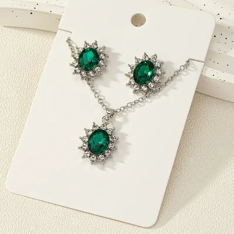 Katya Smeryn Jewelry Set | White Gold 16k