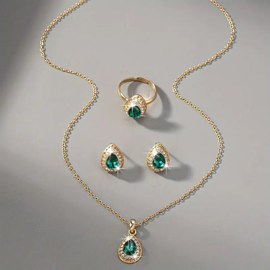 NoÃƒÆ’Ã‚Â©mie Glastra Jewelry emerald | Gold