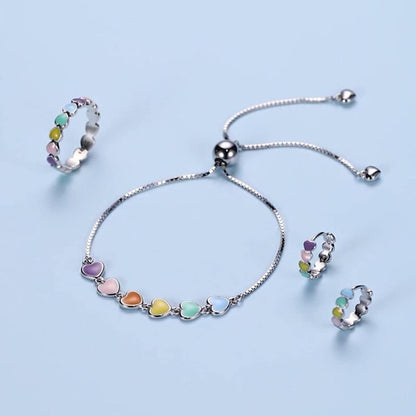 Sterling Silver Paw Print Bracelet Ã¢â‚¬â€œ Adjustable Fit