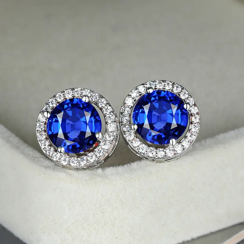 LÃƒÆ’Ã‚Âºcia Celestine Earrings | White Gold