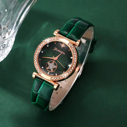 Verdantra Timecourt Jewelry emerald | Gold