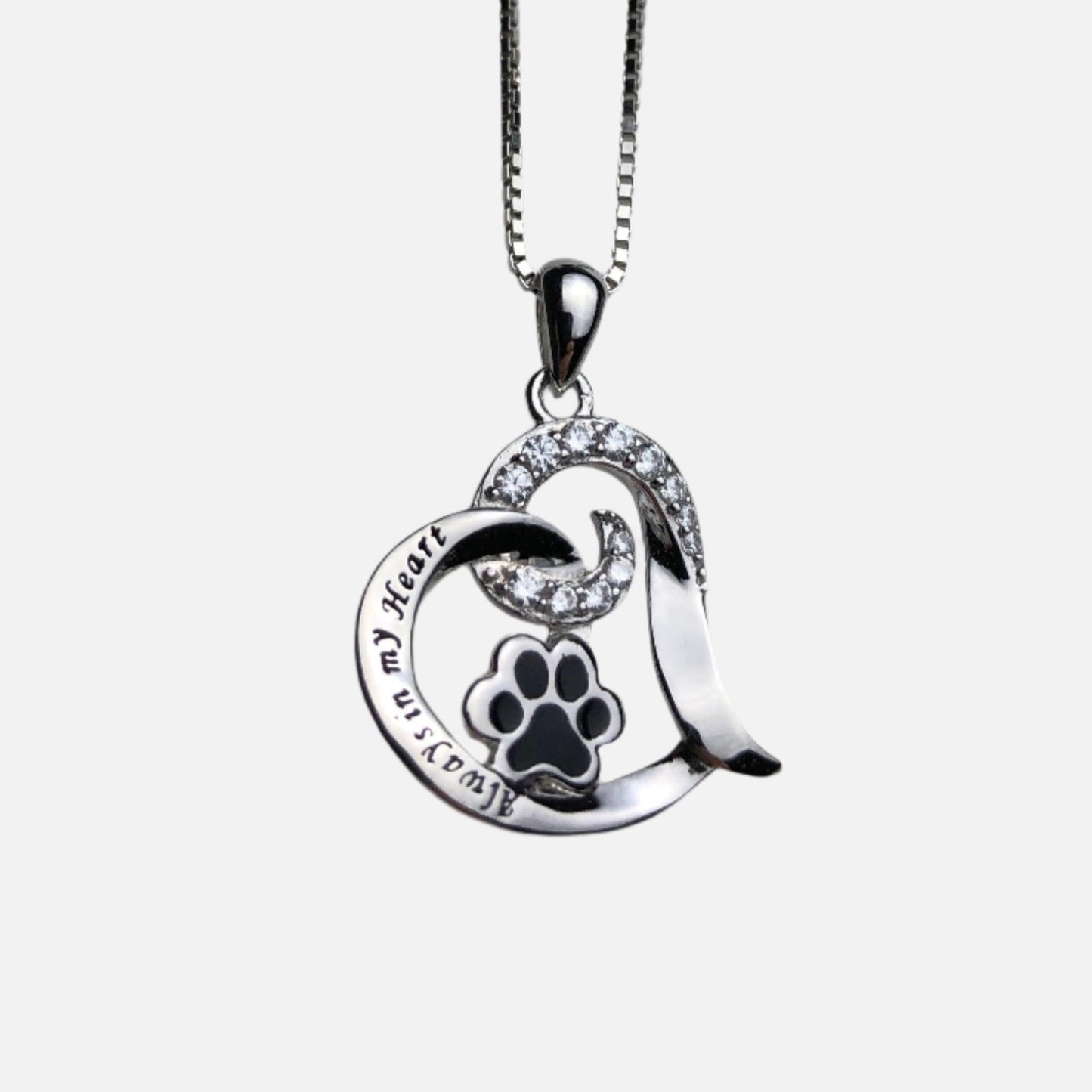 Elegant Dog Memorial Necklace Ã¢â‚¬â€œ Stainless Steel