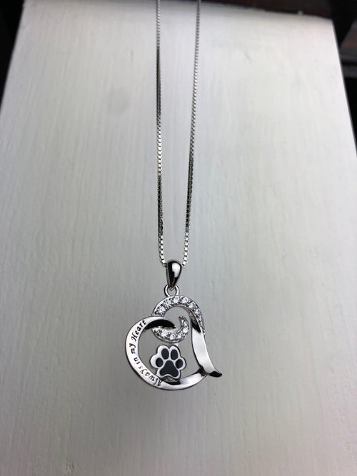 Elegant Dog Memorial Necklace Ã¢â‚¬â€œ Stainless Steel
