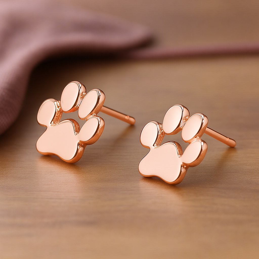 Hypoallergenic Paw Earrings ÃƒÂ¢Ã¢â€šÂ¬Ã¢â‚¬Å“ Made of Stainless Steel