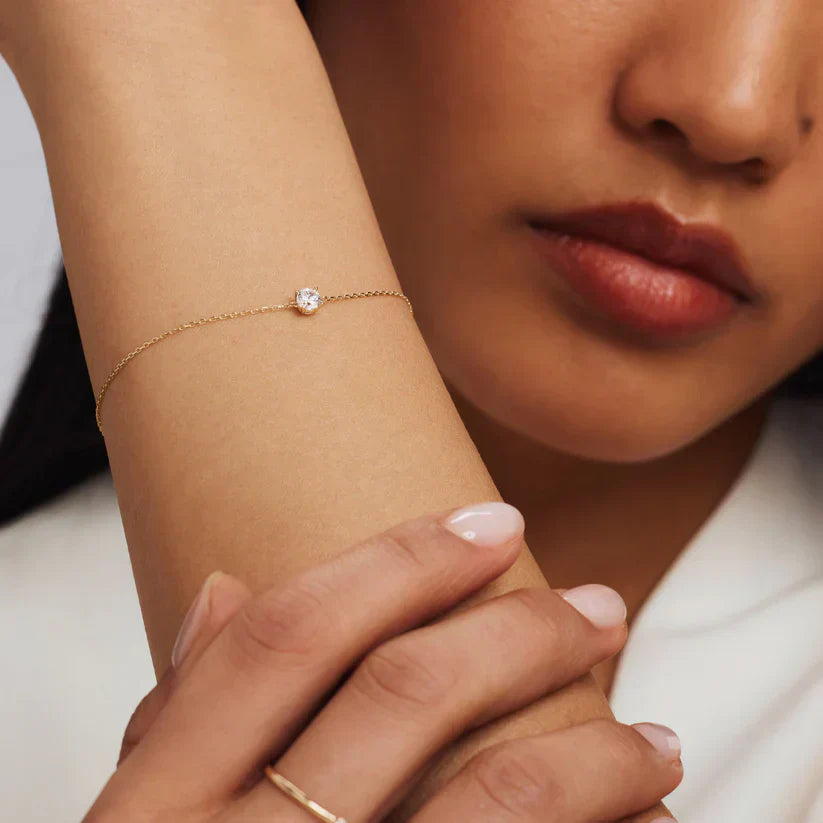 ClÃƒÆ’Ã‚Â©a Stone Bracelet | White Gold