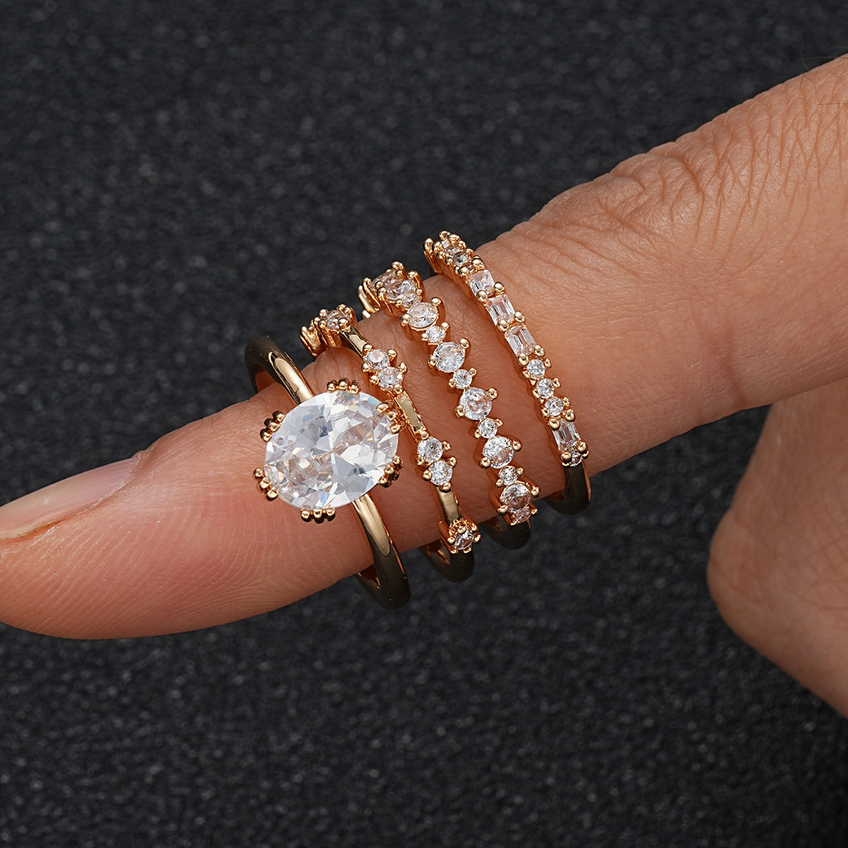 SolÃƒÆ’Ã‚Â¨ne Viremont Ring Set | Gold