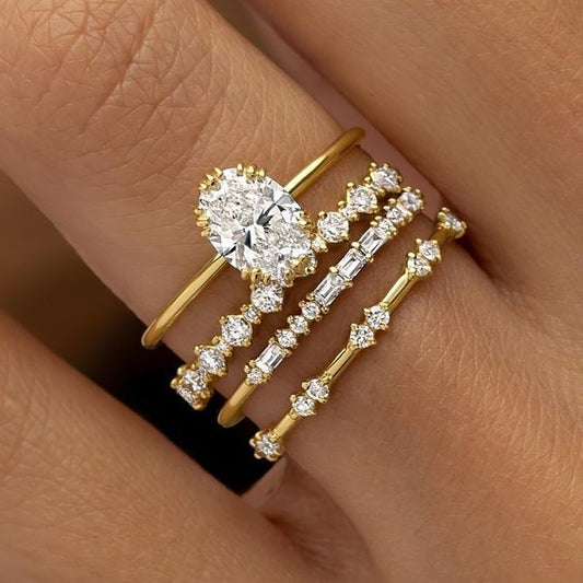SolÃƒÆ’Ã‚Â¨ne Viremont Ring Set | Gold