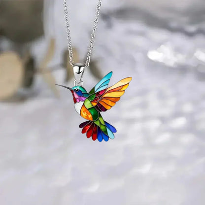 Beautiful Hummingbird Necklace with Bonus Earrings Ã¢â‚¬â€œ Limited Time Offer