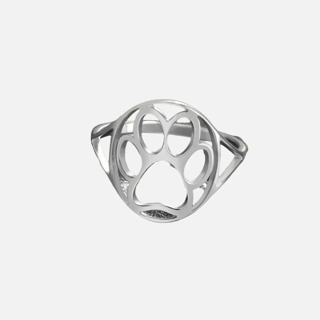 Open Paw Ring in Stainless Steel ÃƒÂ¢Ã¢â€šÂ¬Ã¢â‚¬Å“ Lightweight & Stylish