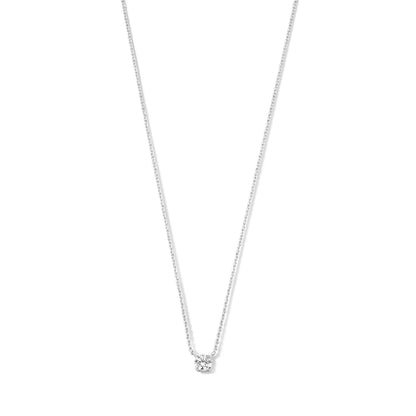 ClÃ©a Moissanite Stone Necklace | Gold
