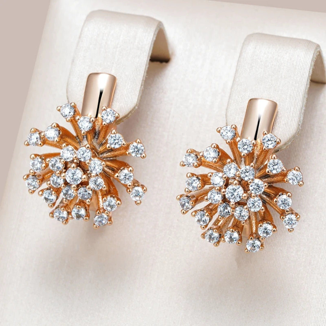 Elegant Bright Flower Earrings