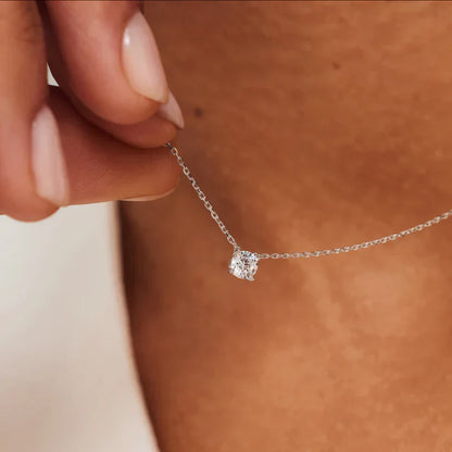 ClÃƒÆ’Ã‚Â©a Stone Necklace | White Gold
