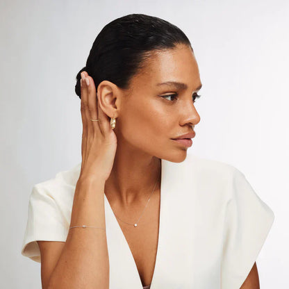 ClÃƒÆ’Ã‚Â©a Stone Necklace | White Gold